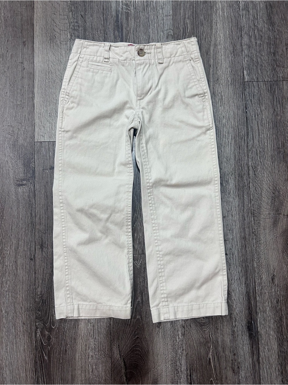 Chaps Kids Cream Straight-Leg Casual Pants
